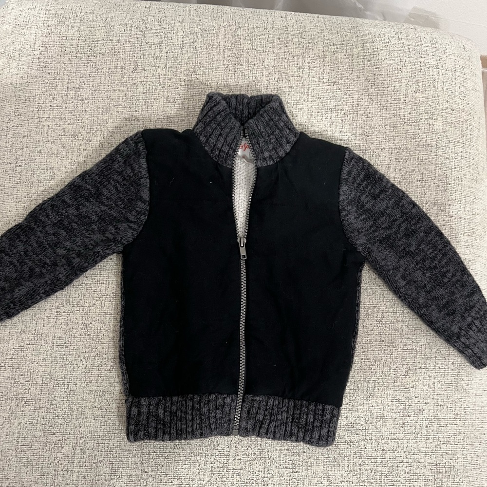 Warm and Cozy Cat and Jack Zip Up Sweater